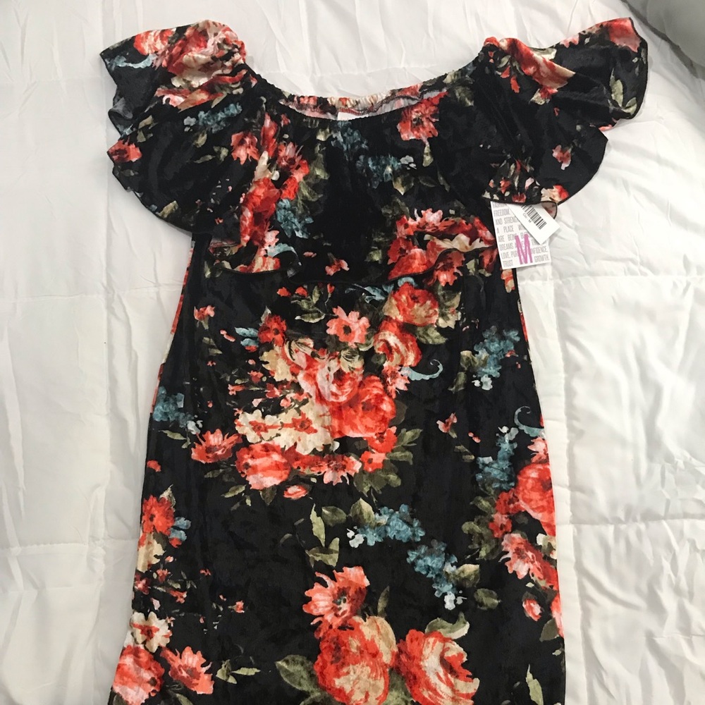 Lularoe Floral Cici Size Medium NWT